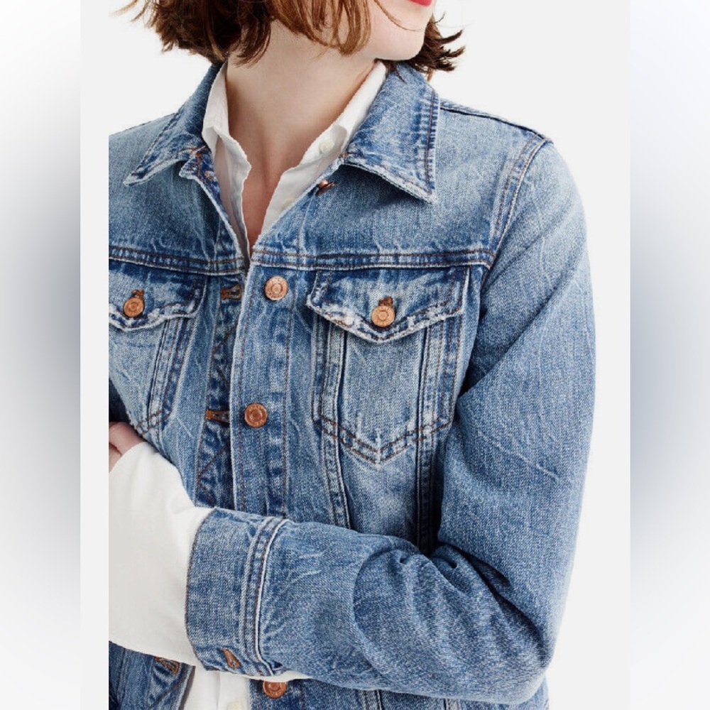 Jcrew Classic Denim Jacket - image 3
